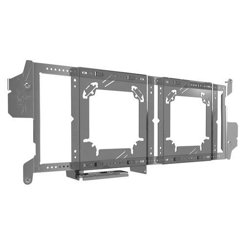 telescoping bracket with box mount bracket installed
